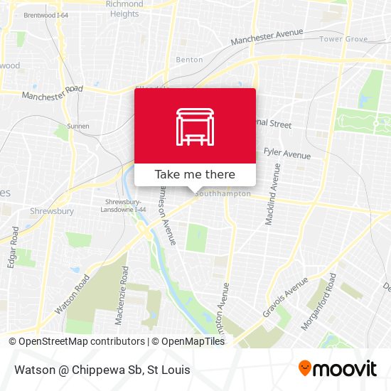 Watson @ Chippewa Sb map