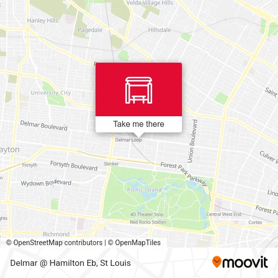 Mapa de Delmar @ Hamilton Eb