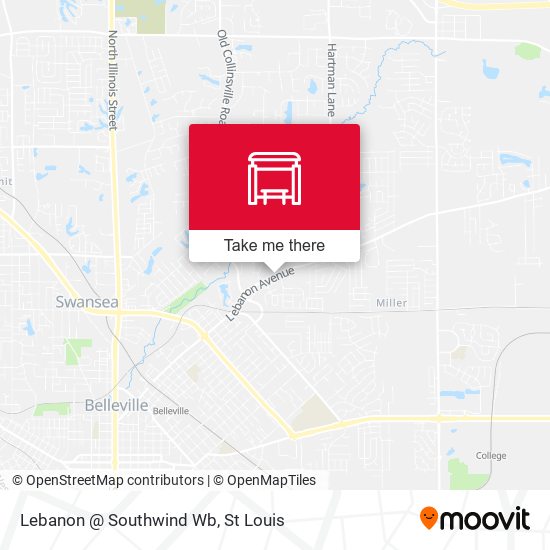 Lebanon @ Southwind Wb map