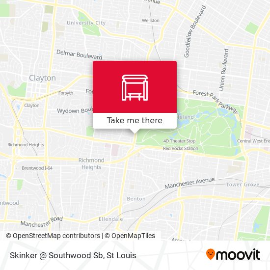 Skinker @ Southwood Sb map