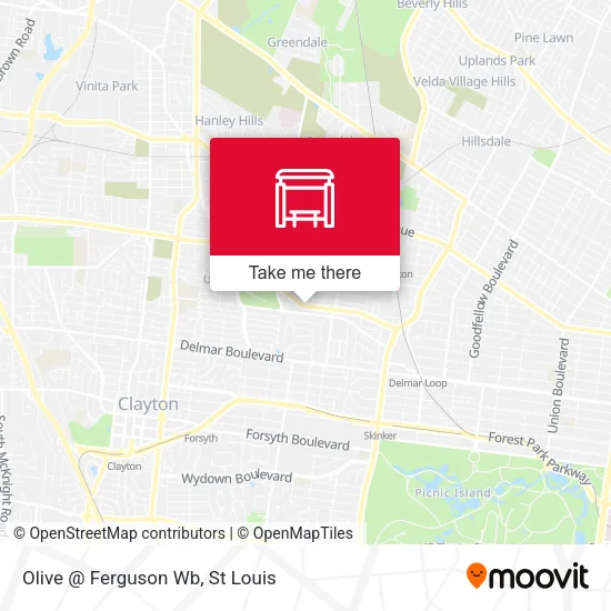 Olive @ Ferguson Wb map