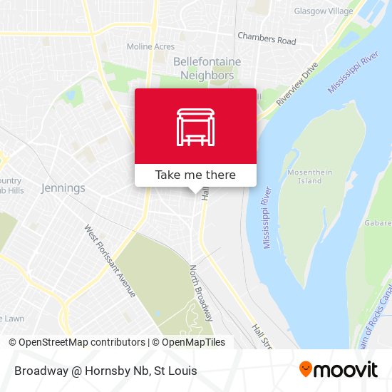 Mapa de Broadway @ Hornsby Nb
