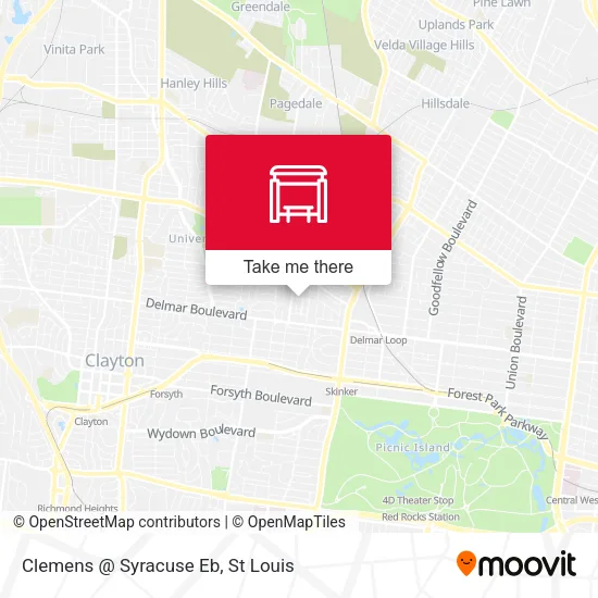 Mapa de Clemens @ Syracuse Eb