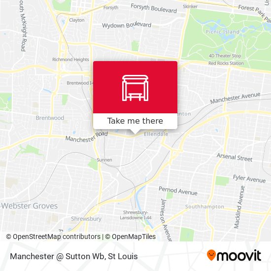 Manchester @ Sutton Wb map