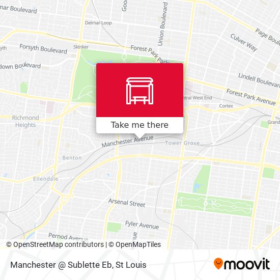 Manchester @ Sublette Eb map