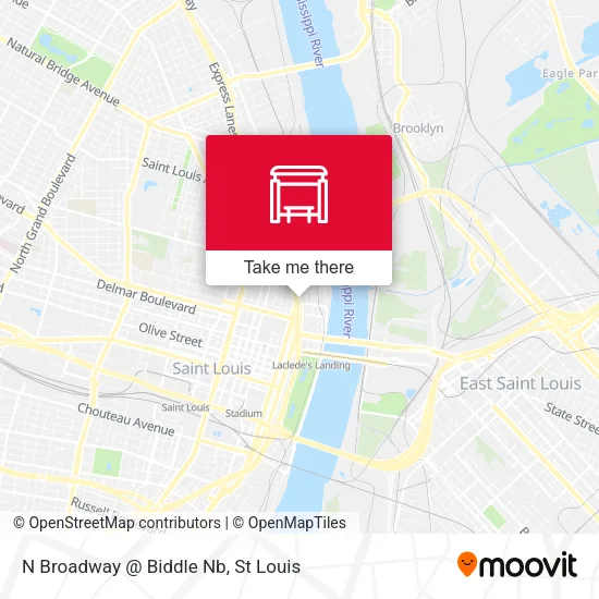 Mapa de N Broadway @ Biddle Nb