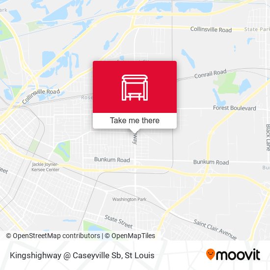 Mapa de Kingshighway @ Caseyville Sb