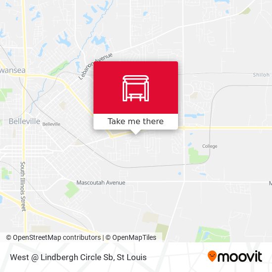 Mapa de West @ Lindbergh Circle Sb