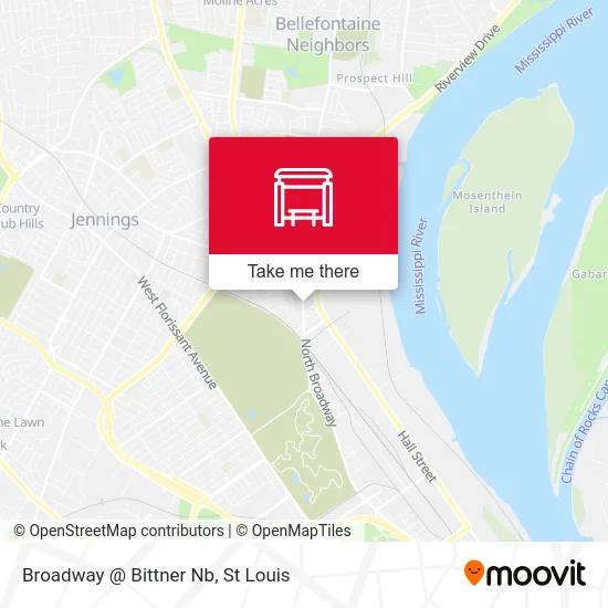 Broadway @ Bittner Nb map