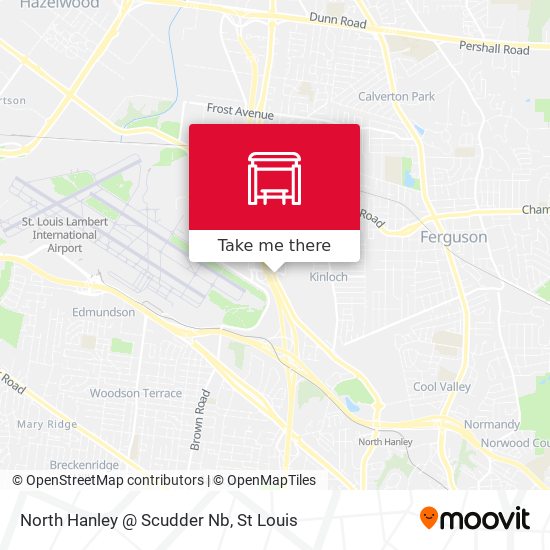 North Hanley @ Scudder Nb map