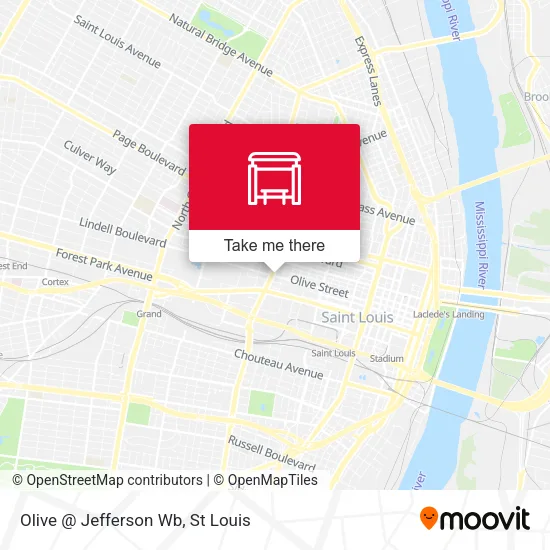 Mapa de Olive @ Jefferson Wb
