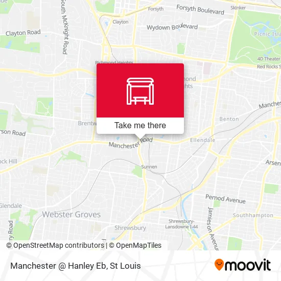 Mapa de Manchester @ Hanley Eb