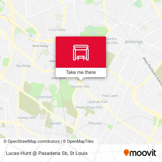 Lucas-Hunt @ Pasadena Sb map