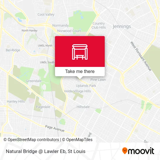 Mapa de Natural Bridge @ Lawler Eb