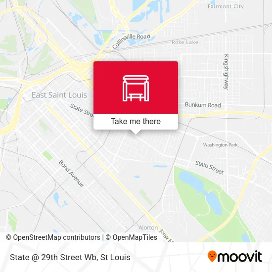 Mapa de State @ 29th Street Wb