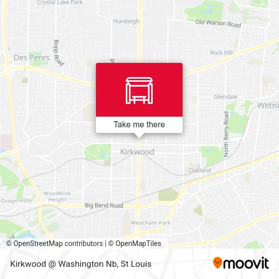 Mapa de Kirkwood @ Washington Nb