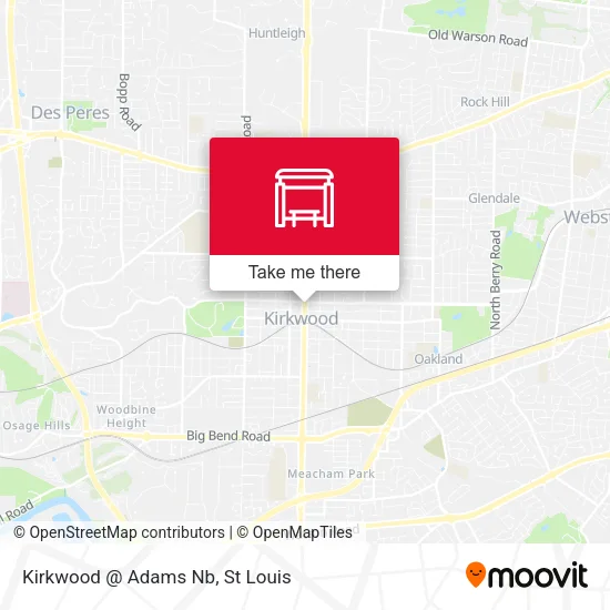 Mapa de Kirkwood @ Adams Nb