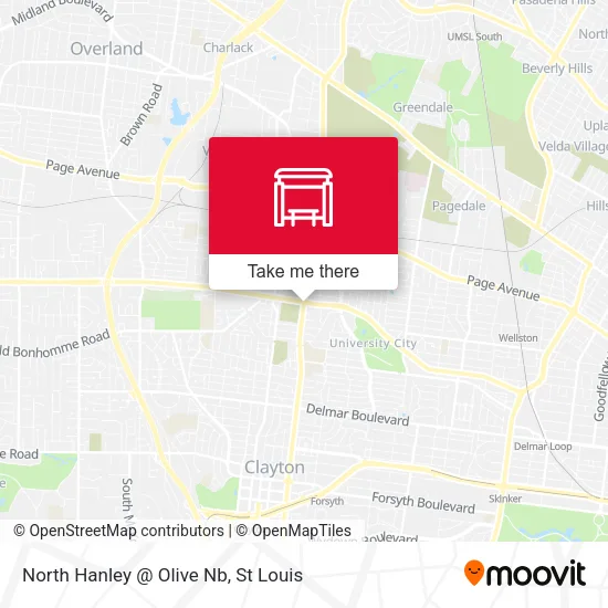 Mapa de North Hanley @ Olive Nb