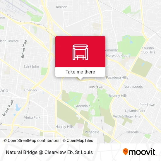 Natural Bridge @ Clearview Eb map