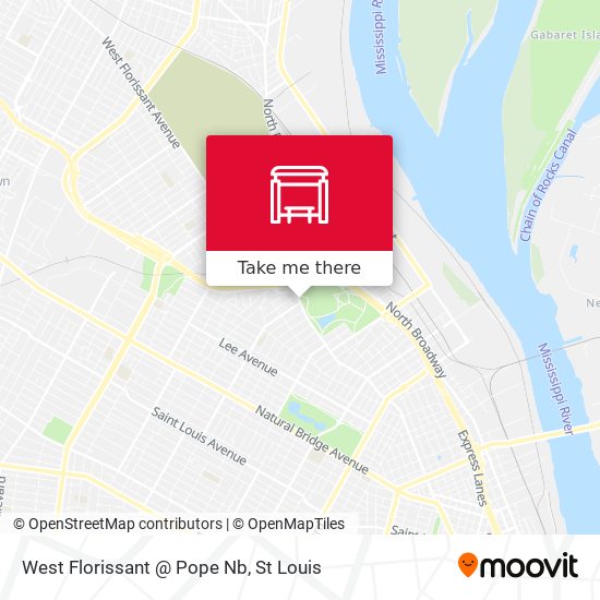 West Florissant @ Pope Nb map