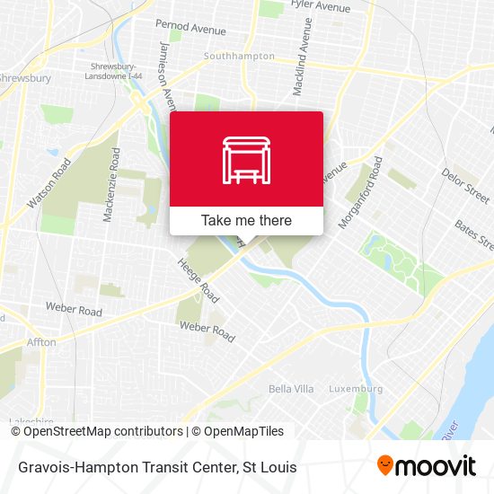 Mapa de Gravois-Hampton Transit Center