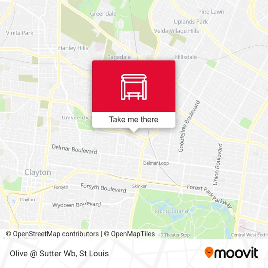 Olive @ Sutter Wb map