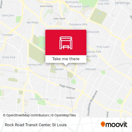 Rock Road Transit Center map