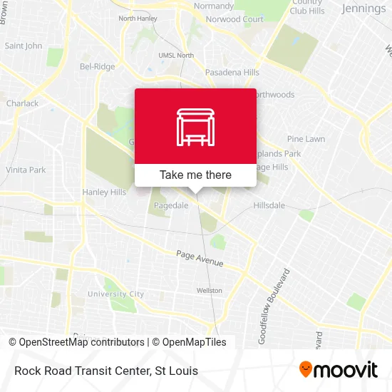 Rock Road Transit Center map