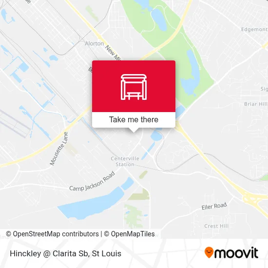 Hinckley @ Clarita Sb map