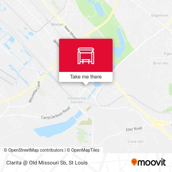 Clarita @ Old Missouri Sb map