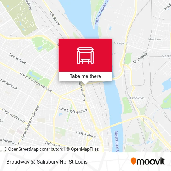 Broadway @ Salisbury Nb map
