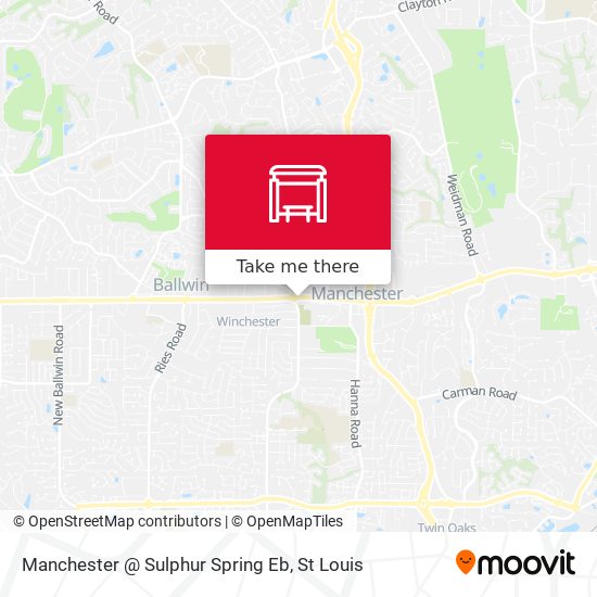 Manchester @ Sulphur Spring Eb map