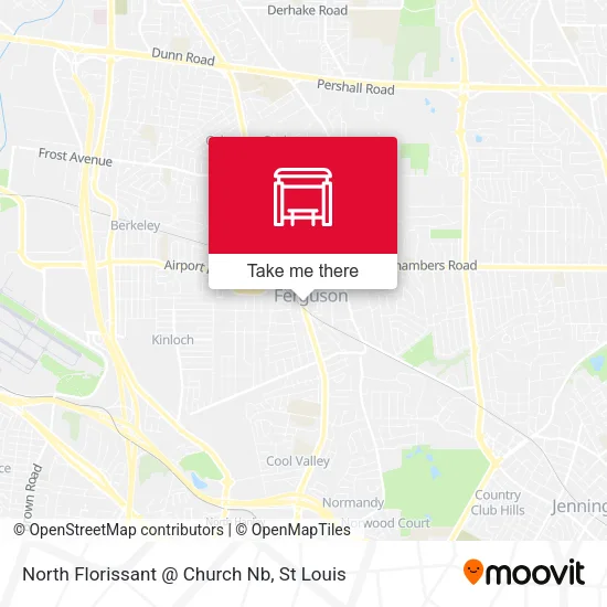 North Florissant @ Church Nb map