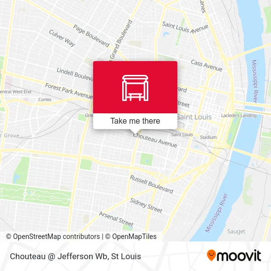 Mapa de Chouteau @ Jefferson Wb