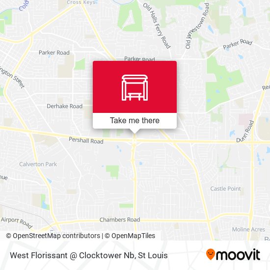 West Florissant @ Clocktower Nb map