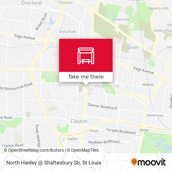 North Hanley @ Shaftesbury Sb map