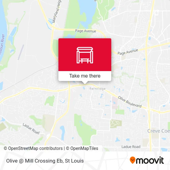 Olive @ Mill Crossing Eb map