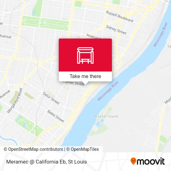 Mapa de Meramec @ California Eb