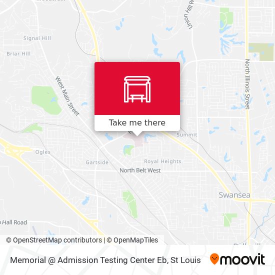 Memorial @ Admission Testing Center Eb map
