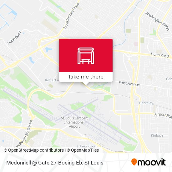 Mapa de Mcdonnell @ Gate 27 Boeing Eb