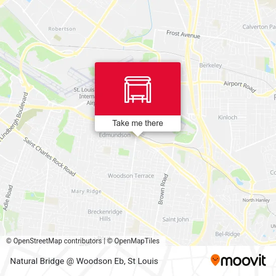 Natural Bridge @ Woodson Eb map