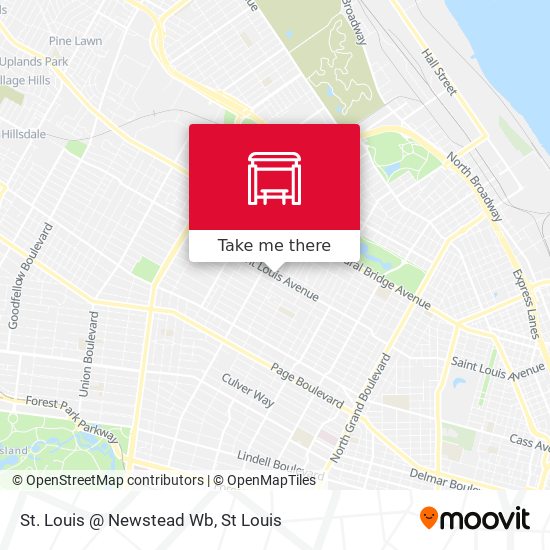 St. Louis @ Newstead Wb map