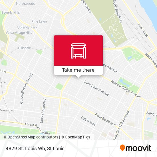 4829 St. Louis Wb map