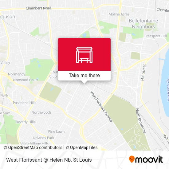 West Florissant @ Helen Nb map