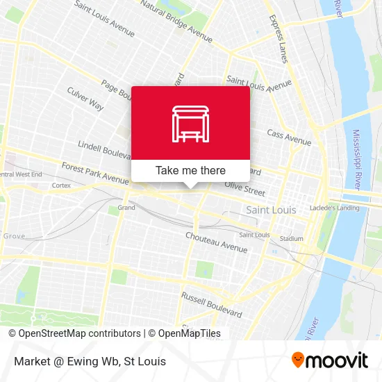Market @ Ewing Wb map
