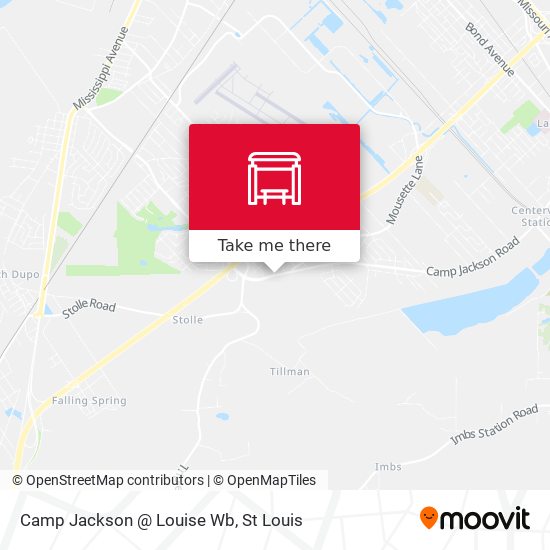 Camp Jackson @ Louise Wb map