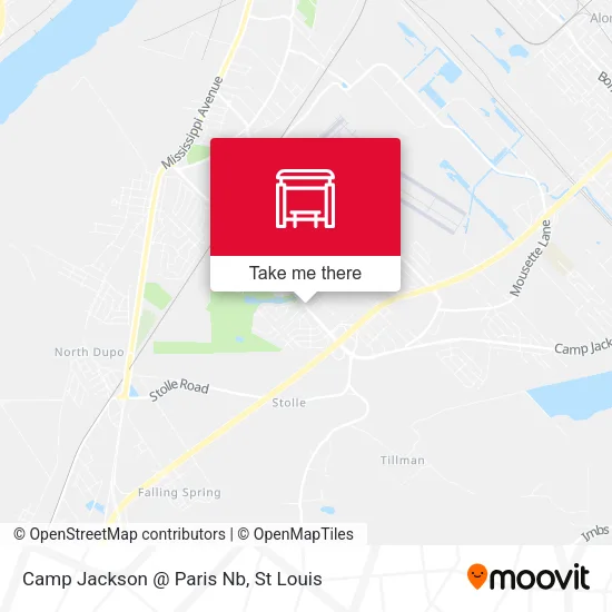 Mapa de Camp Jackson @ Paris Nb