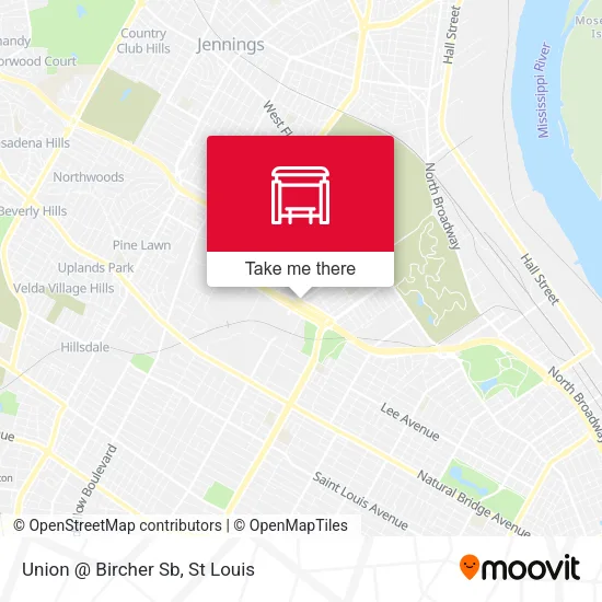 Union @ Bircher Sb map