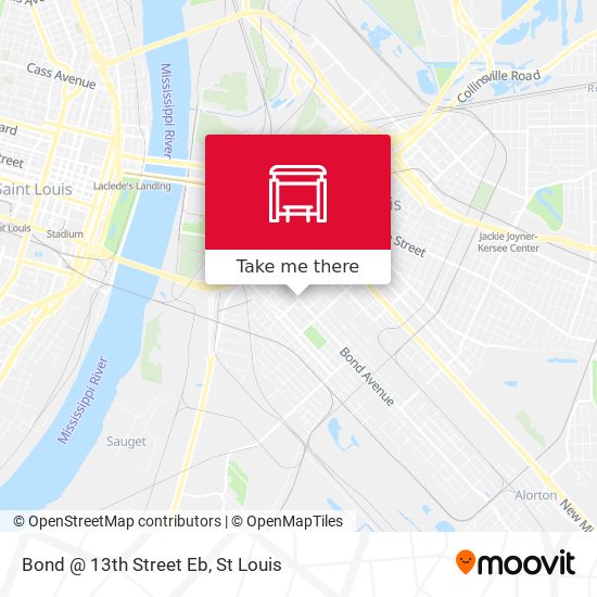 Mapa de Bond @ 13th Street Eb