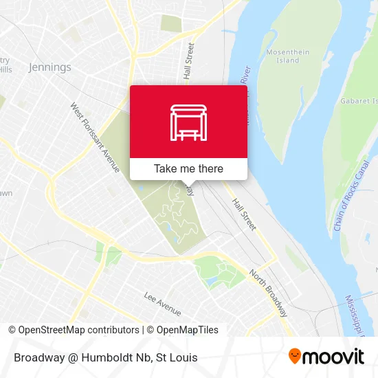 Mapa de Broadway @ Humboldt Nb